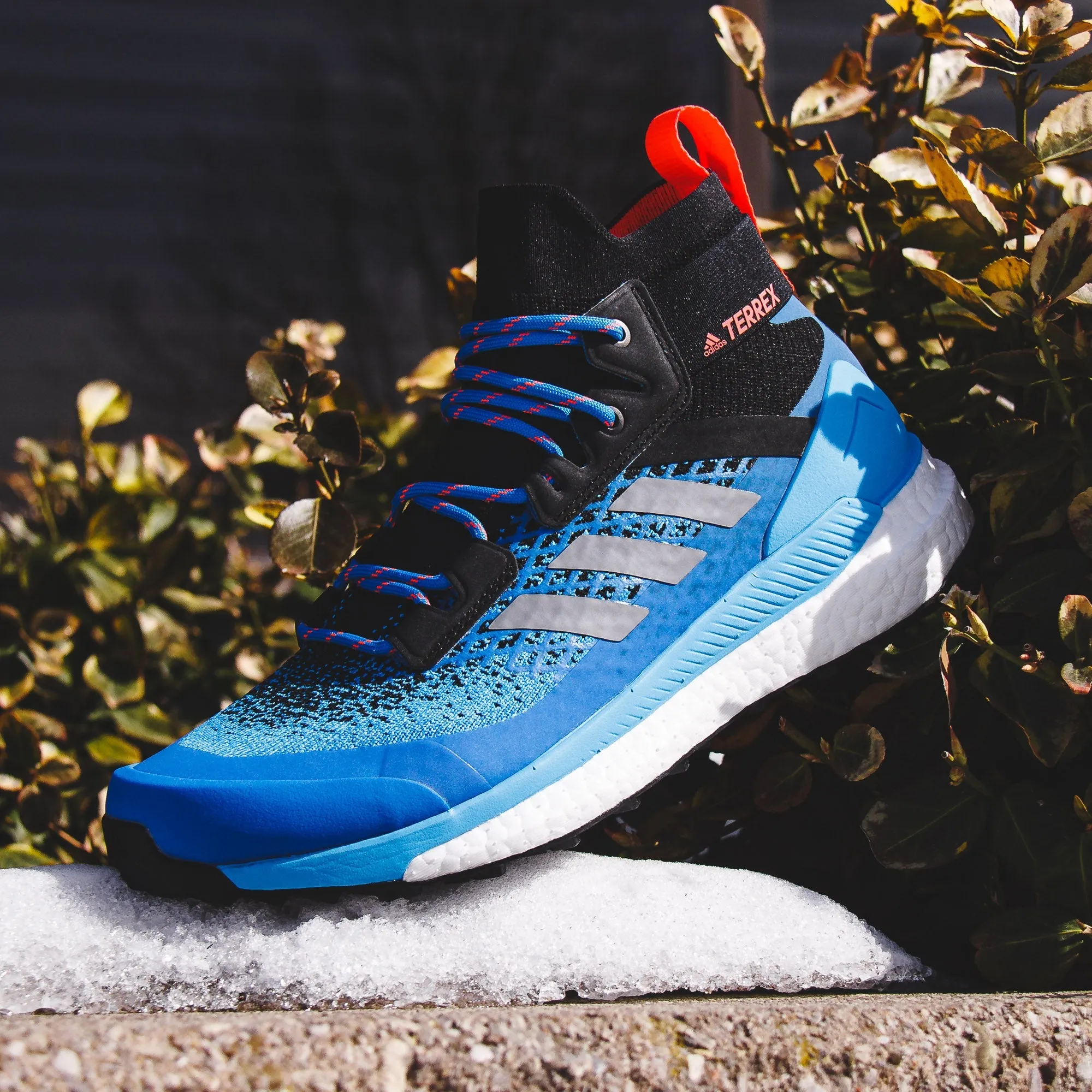 London Cool Adidas Outdoor Men Terrex Boost Free Hiker Primeblue Black Blue GZ0334