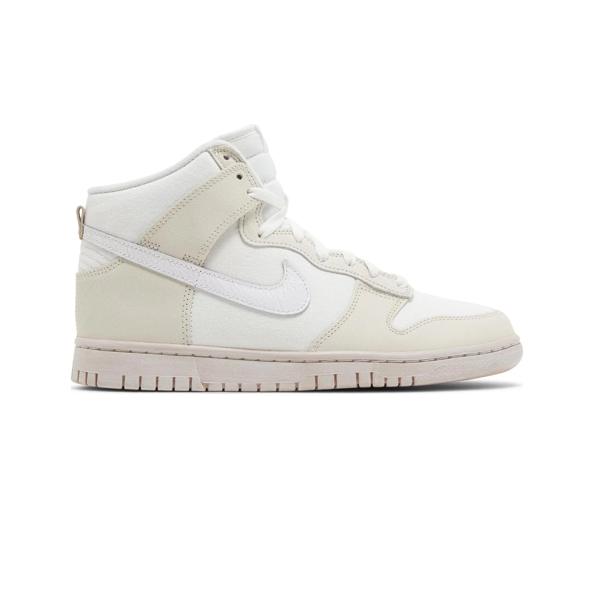 Korean Trend Earth Tone Nike Dunk High Retro PRM 'Cracked Leather Swoosh' (2023)