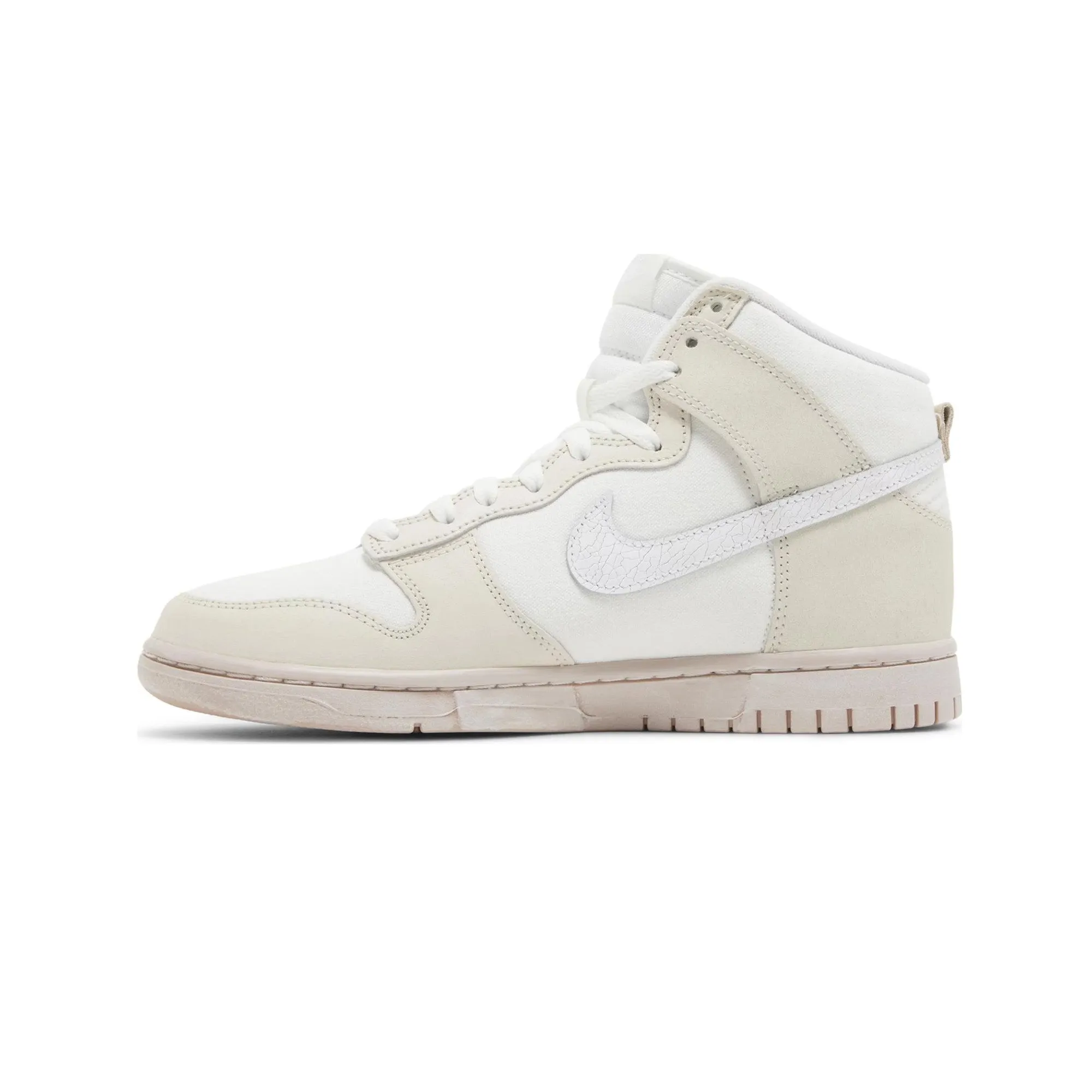 Linen Air Ergonomic Wellness Seekers Nike Dunk High Retro PRM 'Cracked Leather Swoosh' (2023)