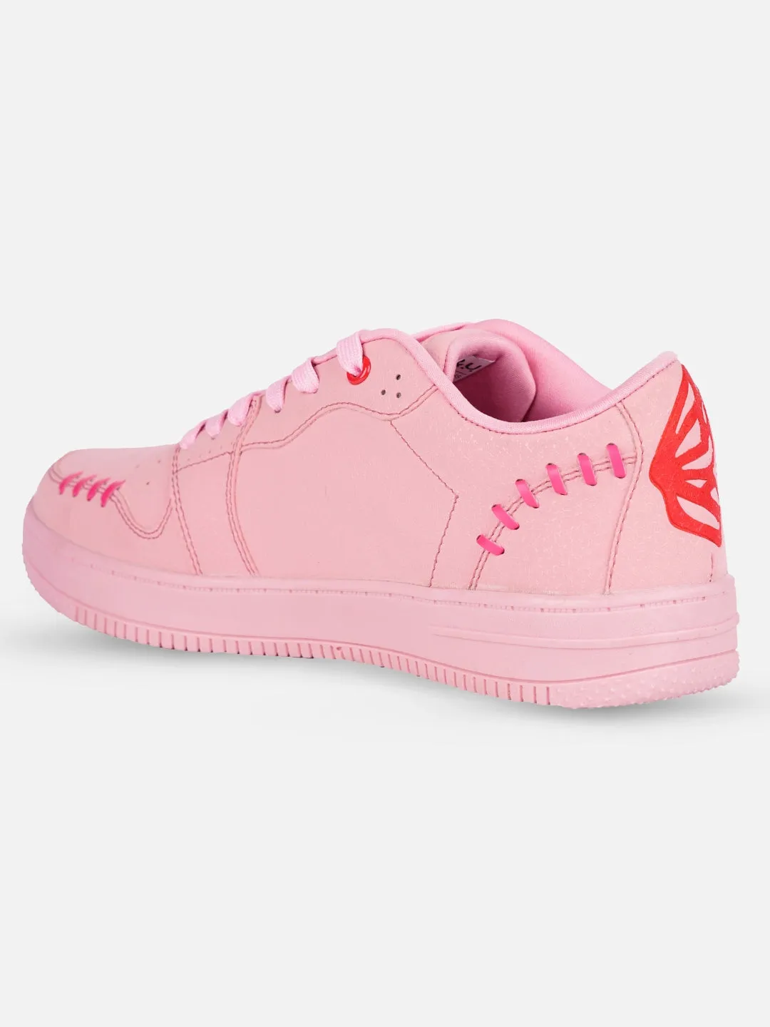 Women's Pink Platform Sneakers (IU1013) Energy Returning Sole