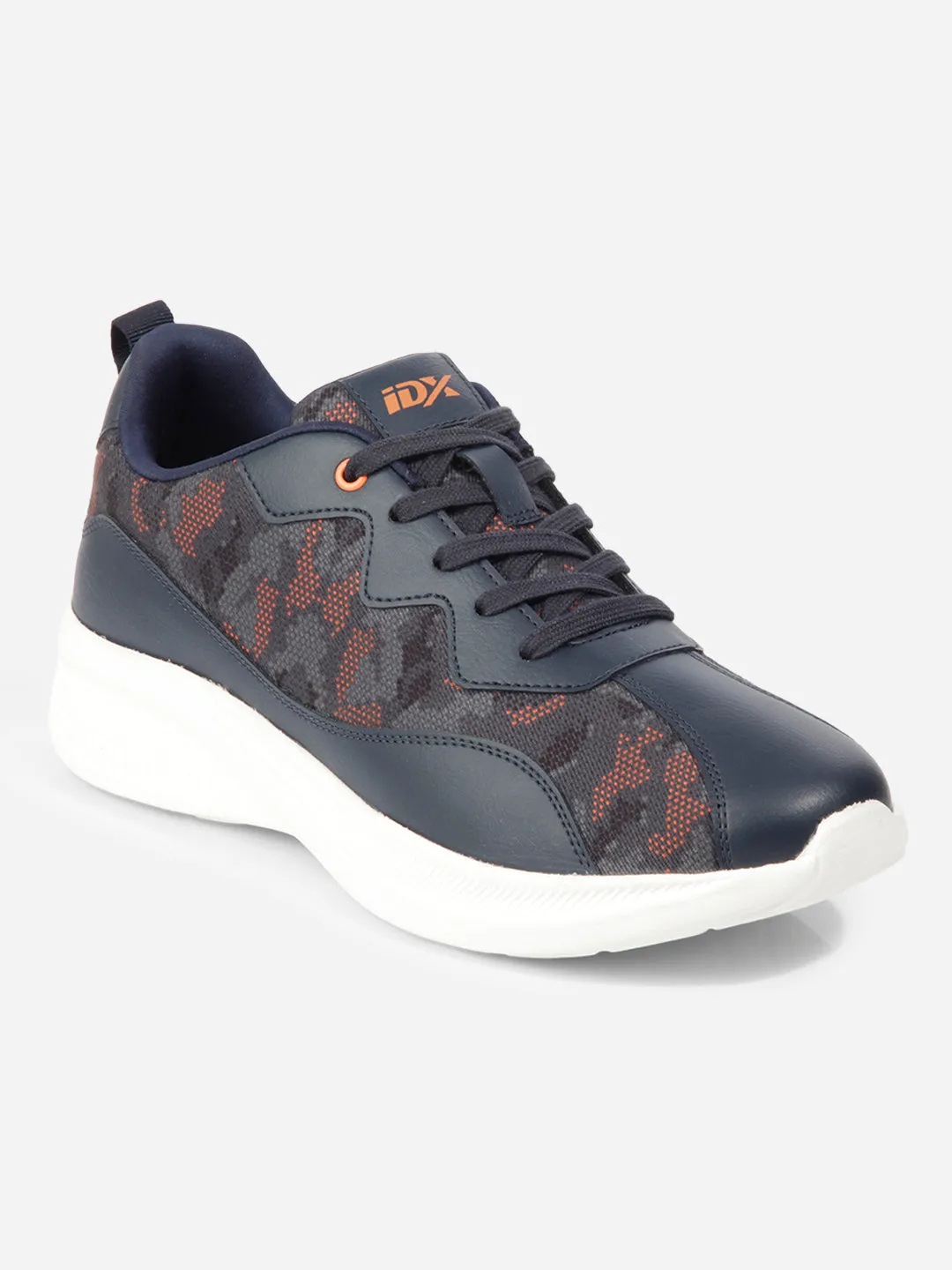 Foot alignment Lateral Stability Guide Men's Navy Grey Textured Sneakers IX7133