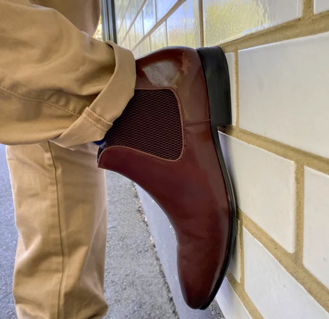 Style Fit Core Design Tough Build Ajax Chelsea Boots Dark Brown