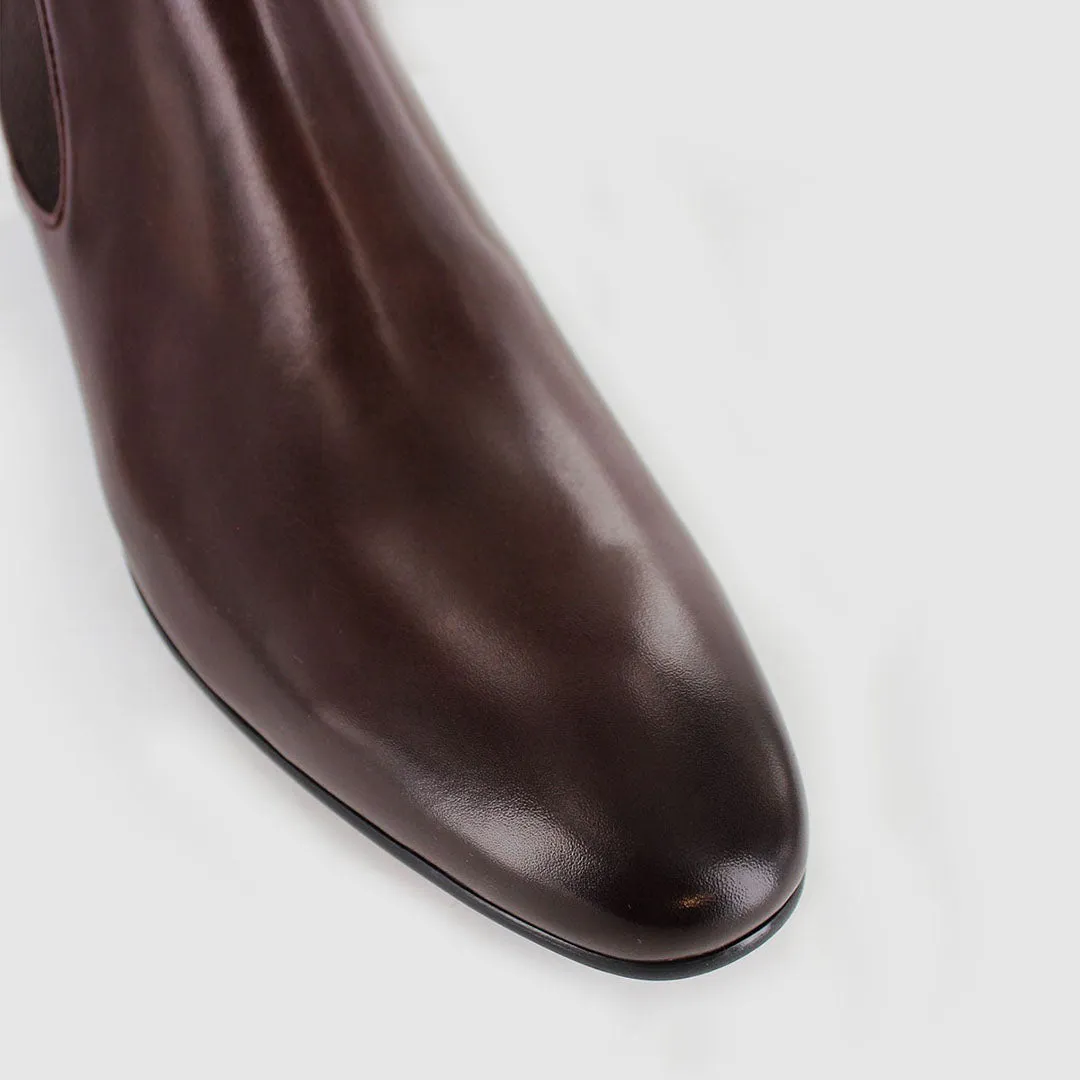 Urban Ready Core Ajax Chelsea Boots Dark Brown Orthopedic Design Low Profile Urban Commute