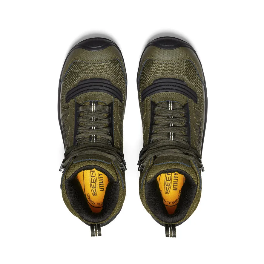 Effortless Comfort Men's Reno Mid Waterproof (Carbon Toe)  |  Dark Olive/Black