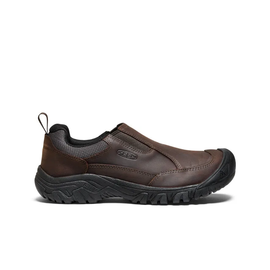 Torque Control Plate Impact Resistant Heel Cup Men's Targhee III Slip-On  |  Dark Earth/Mulch
