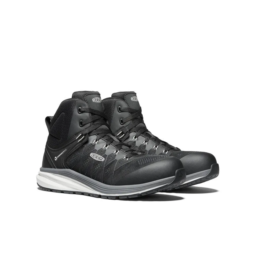 Men's Vista Energy Mid (Carbon Toe)  |  Vapor/Black Quick Foot Step Instant Wear