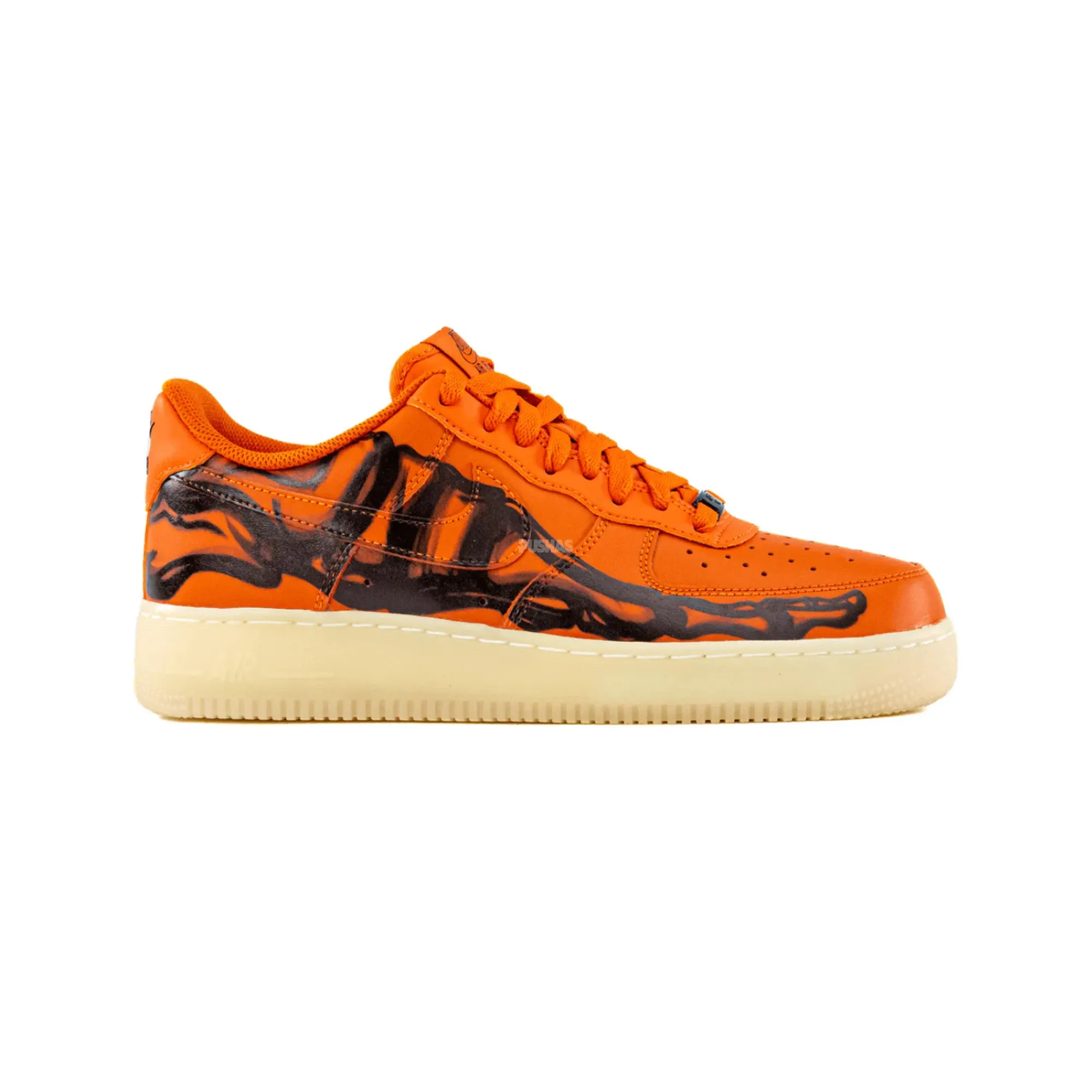 Comfortable fit Feather Light Modern Commuters Nike Air Force 1 Low 'Orange Skeleton Halloween' (2020)
