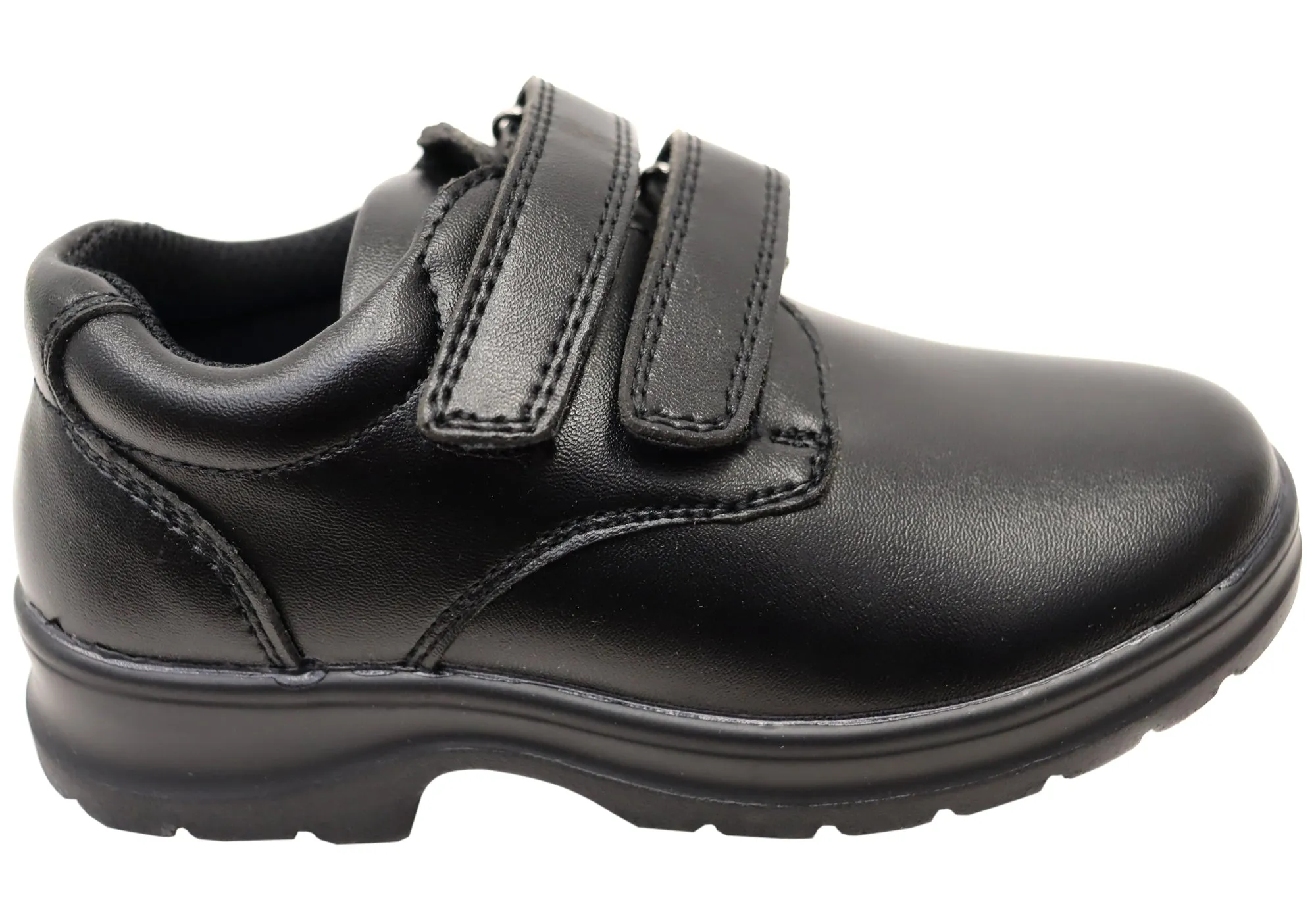 Grosby Evan 2 Kids Leather Durable Adjustable Strap School Shoes Low - top kids' shoes