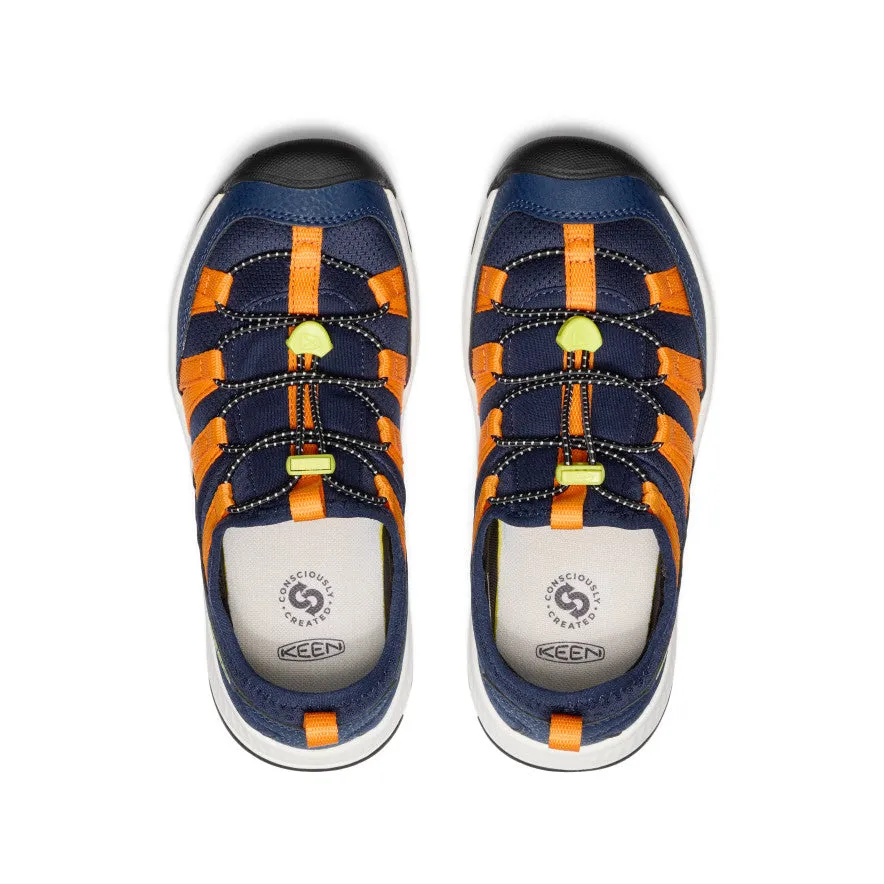 Boys' specific shoes Big Kids' Motozoa Sneaker  |  Naval Academy/Bright Marigold