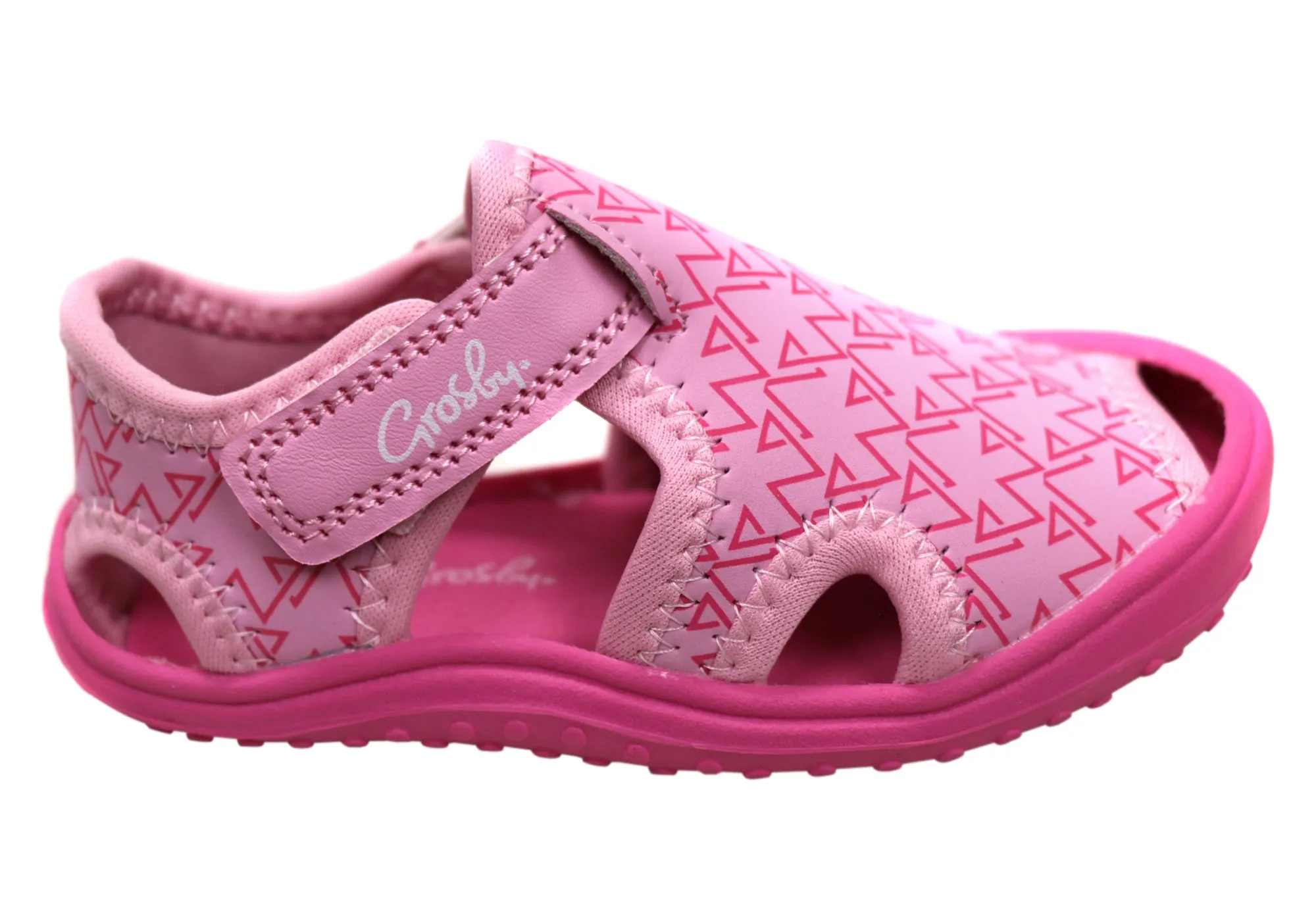 Anti Bacterial Comfort Cushion Grosby Cage Infant Toddler Junior Kids Comfortable Sandals