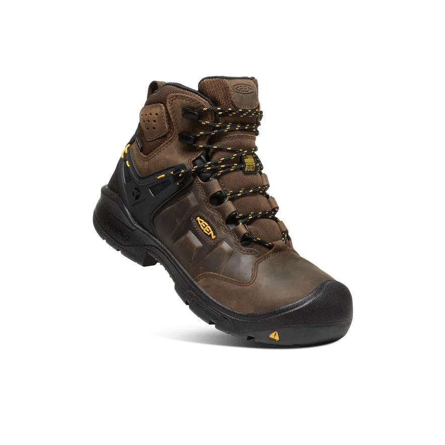 portable suede upper Men's Dover 6" Waterproof (Carbon Toe)  |  Dark Earth/Black