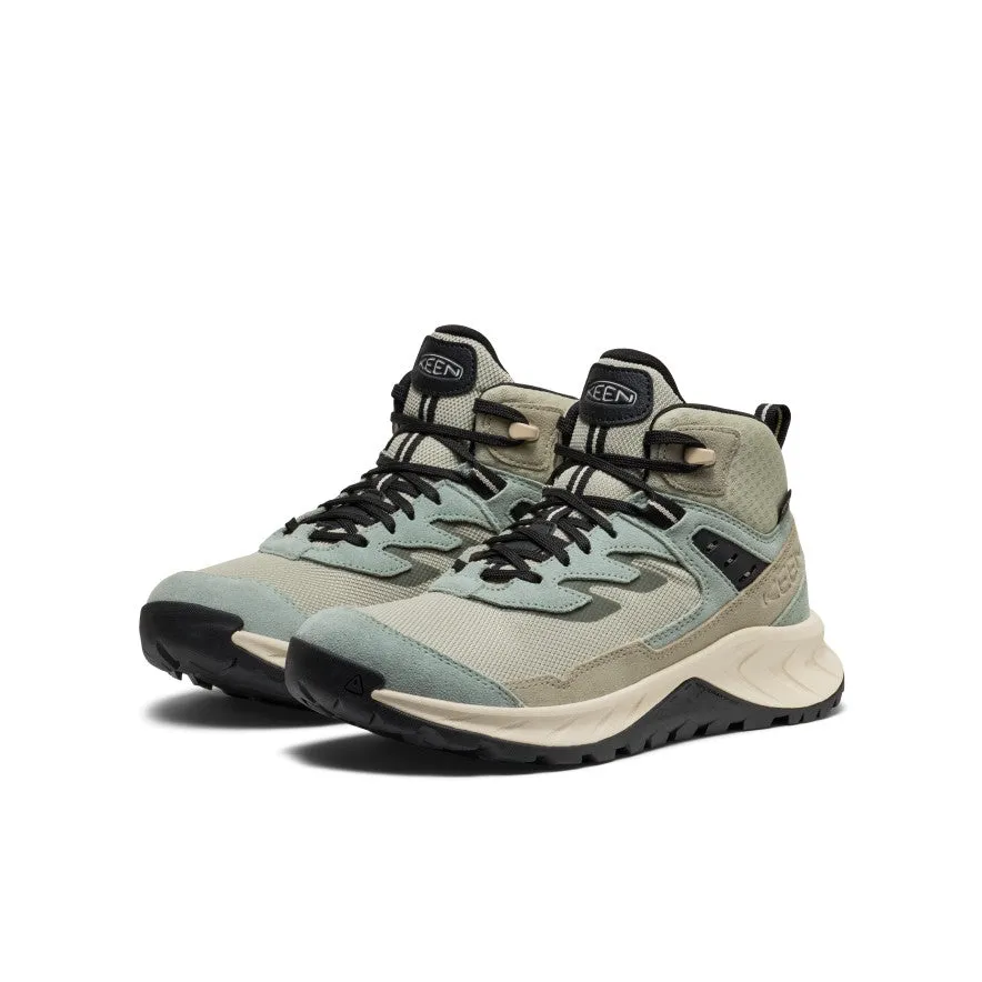 Sleek And Comfy Women's Hightrail Waterproof Hiking Boot  |  Iceberg Green/Abbey Stone