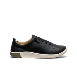 Women's KNX Leather Sneaker  |  Black/Star White Strong Laces