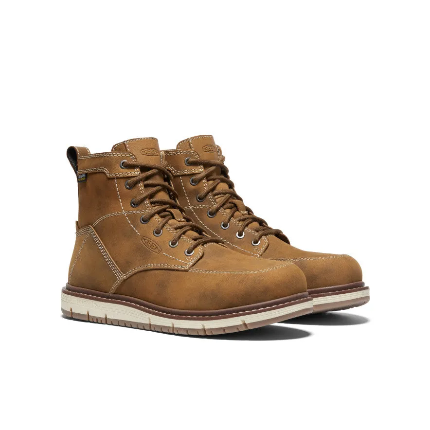 Women's San Jose 6" Waterproof Boot (Aluminum Toe)  |  Almond/Gum Simple Travel Shoes Quick Comfort Sandals