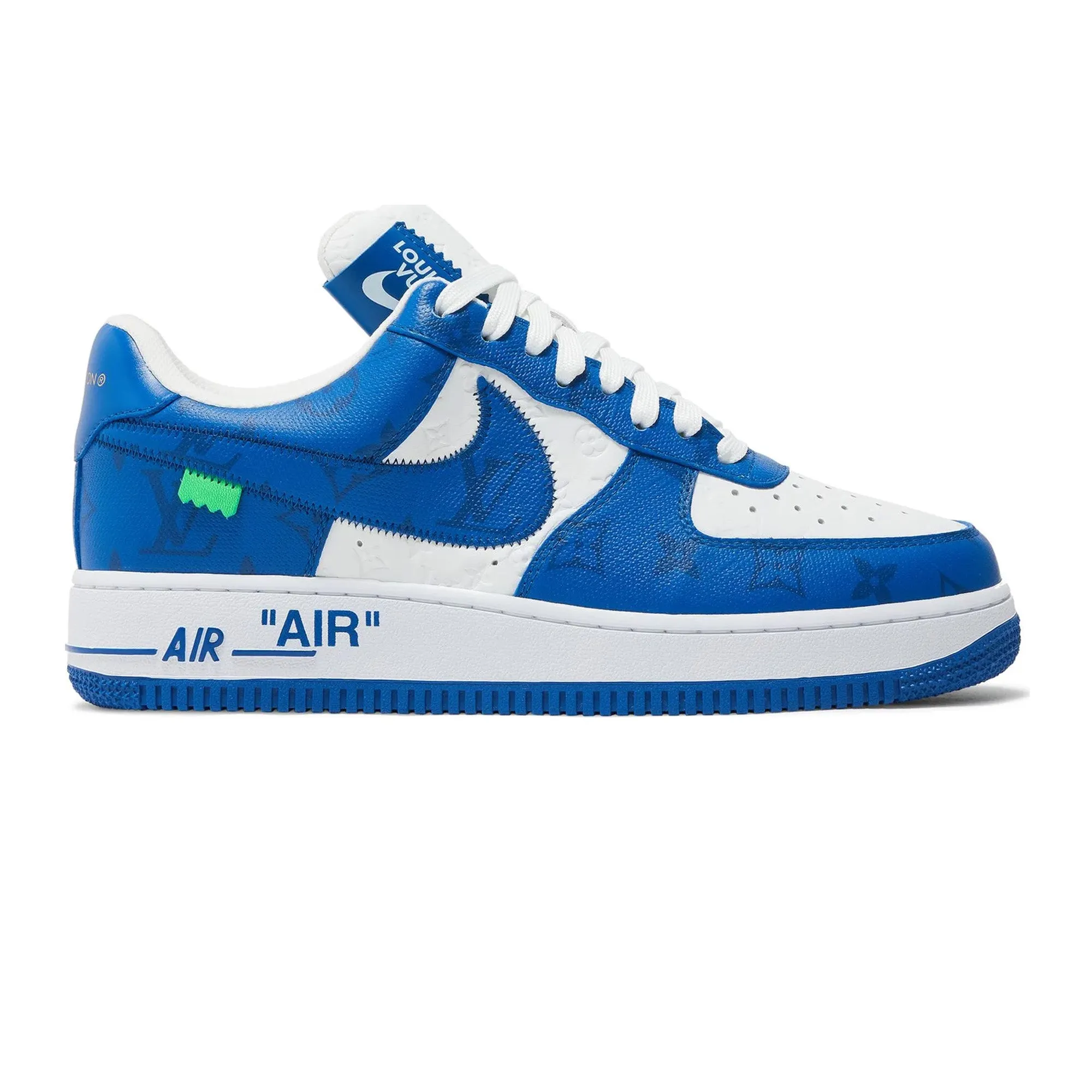 Air Force 1 Low x Louis Vuitton x Virgil Abloh 'White Royal' (2022) Coastal vibe Slip On Style
