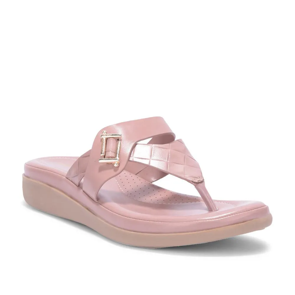Form Ease Senorita By Liberty Women JD-13 Peach Casual Slipper