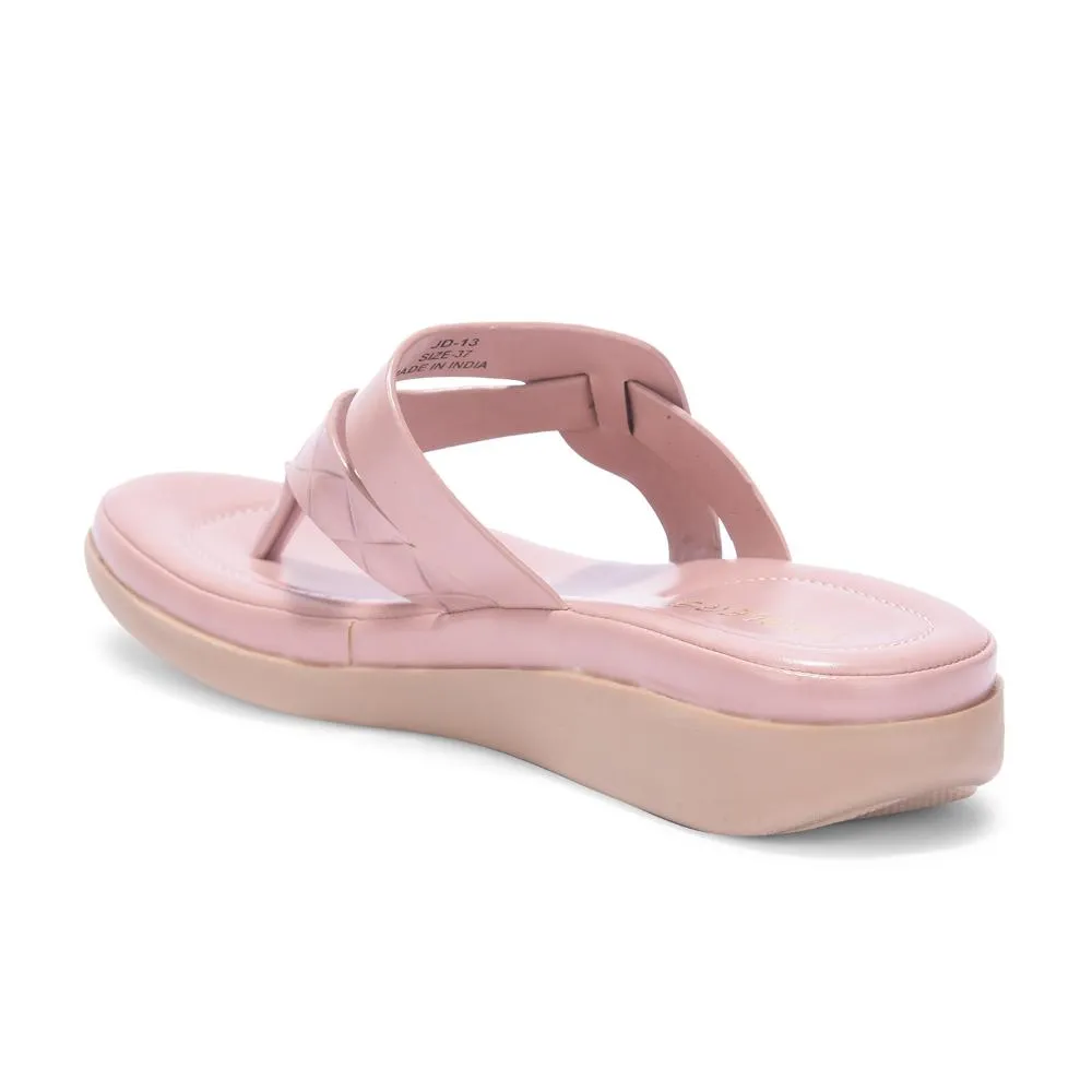 Global Fit Senorita By Liberty Women JD-13 Peach Casual Slipper