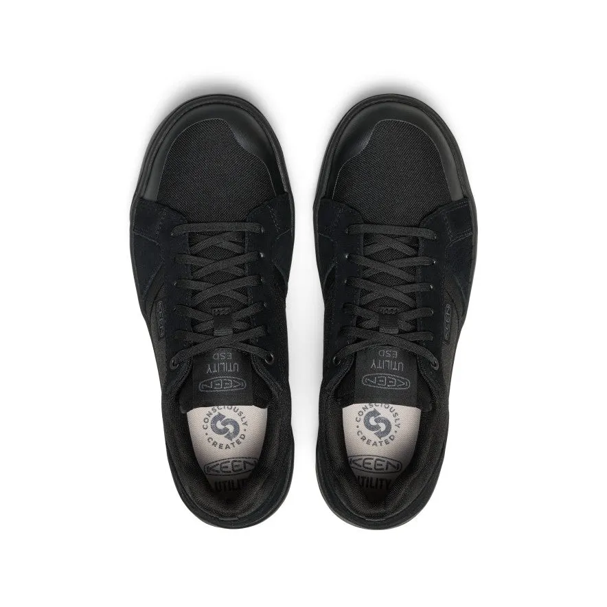 Men's Kenton ESD Work Shoe (Soft Toe)  |  Black/Black Soft Move Show Stage