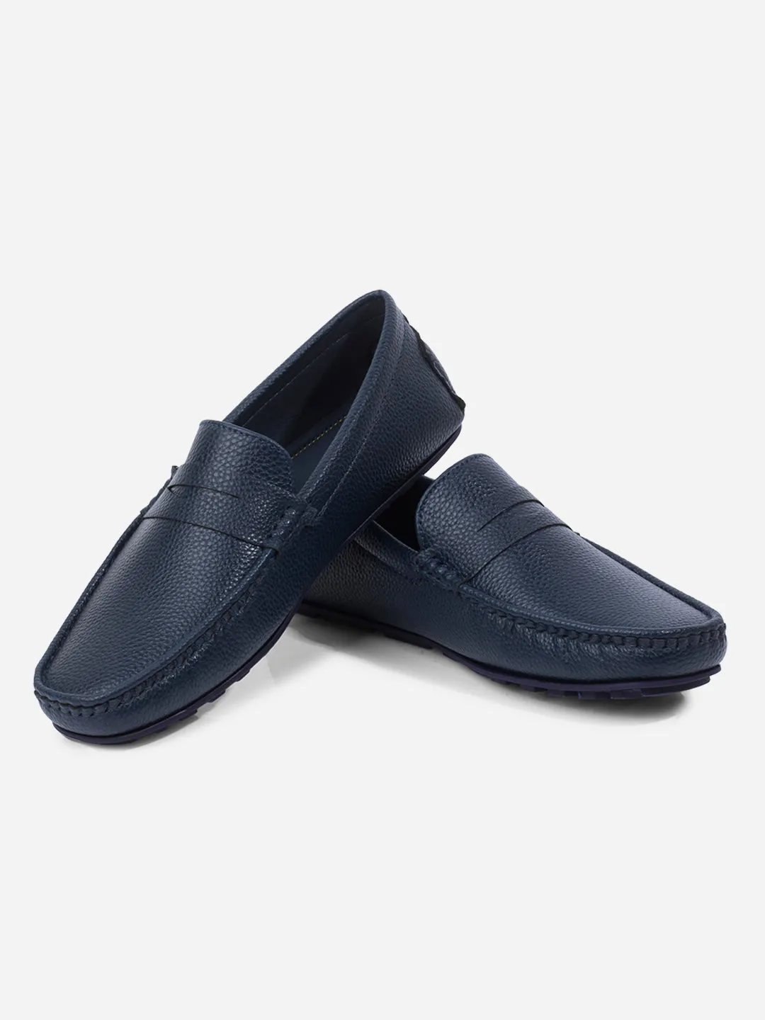All Time Tech Knit Men's Navy Moc Toe  Casual Loafer (IX4110)