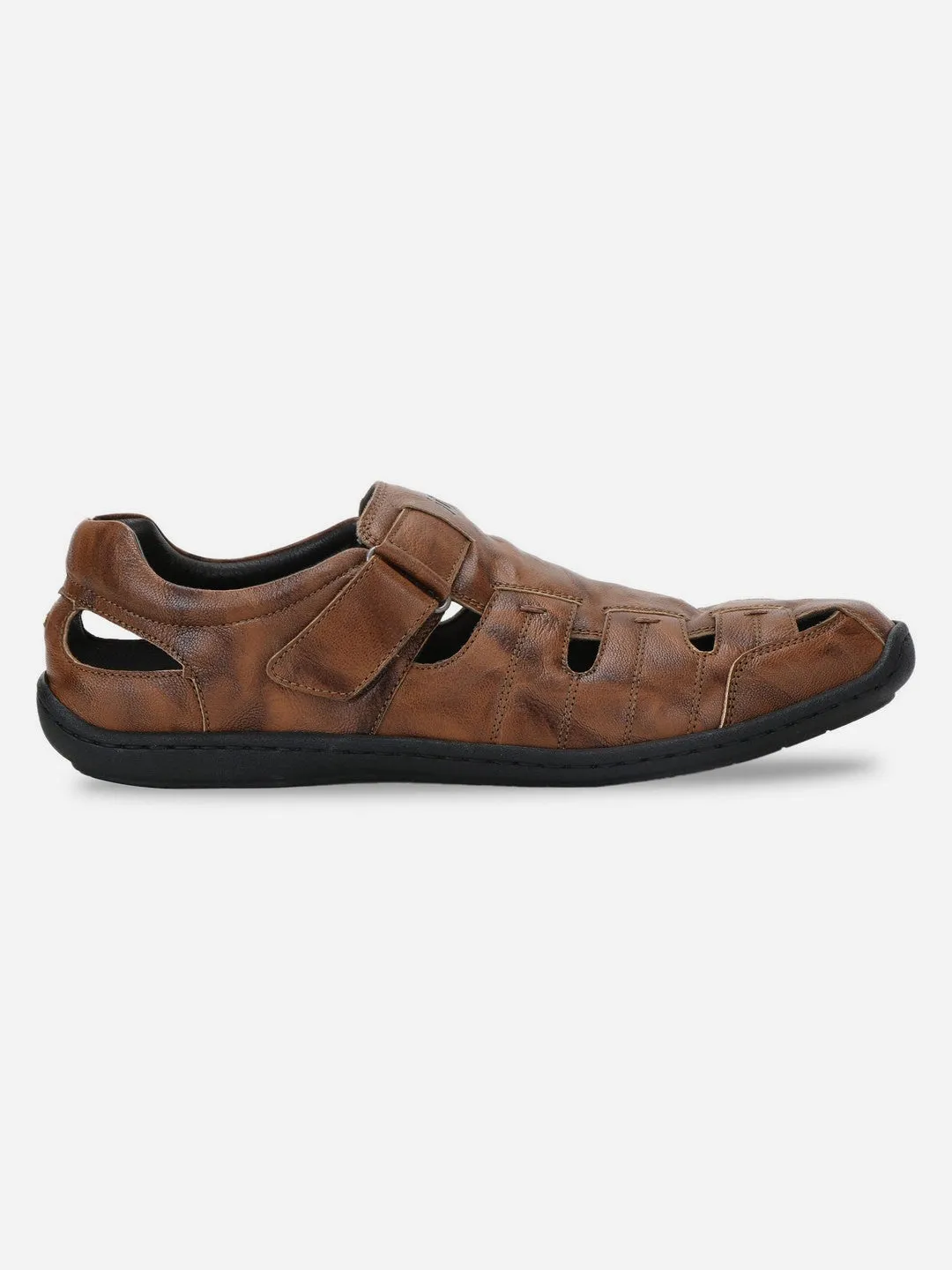 Memory Foam Airport Travel Men's Tan Hurache Casual Sandal (ID4033)