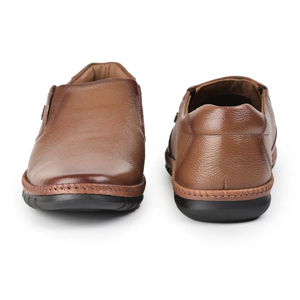 Street Edge Quick clean Fortune (TAN) Casual Slip on Shoes For Men BRL-11 By Liberty