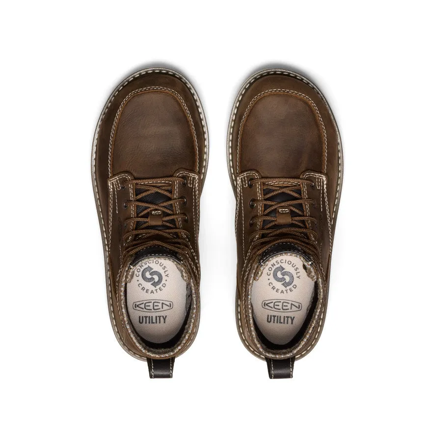 Perfect For Pools Women's San Jose 6" Waterproof Boot (Aluminum Toe)  |  Cascade Brown/Gum