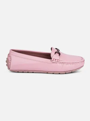 Women's Pink Soft & Flexy Loafers (IU2006) Light Stride