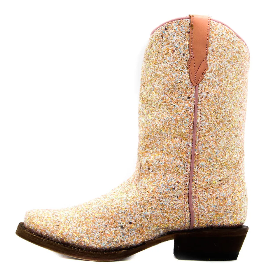 Tanner Mark Unicorn Sparkle Childrens Boot Baby fashion Durable kids' shoes