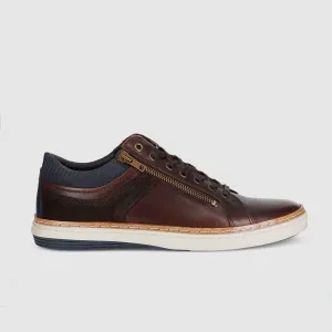 Whistle Casual Shoes Dark Brown Retro