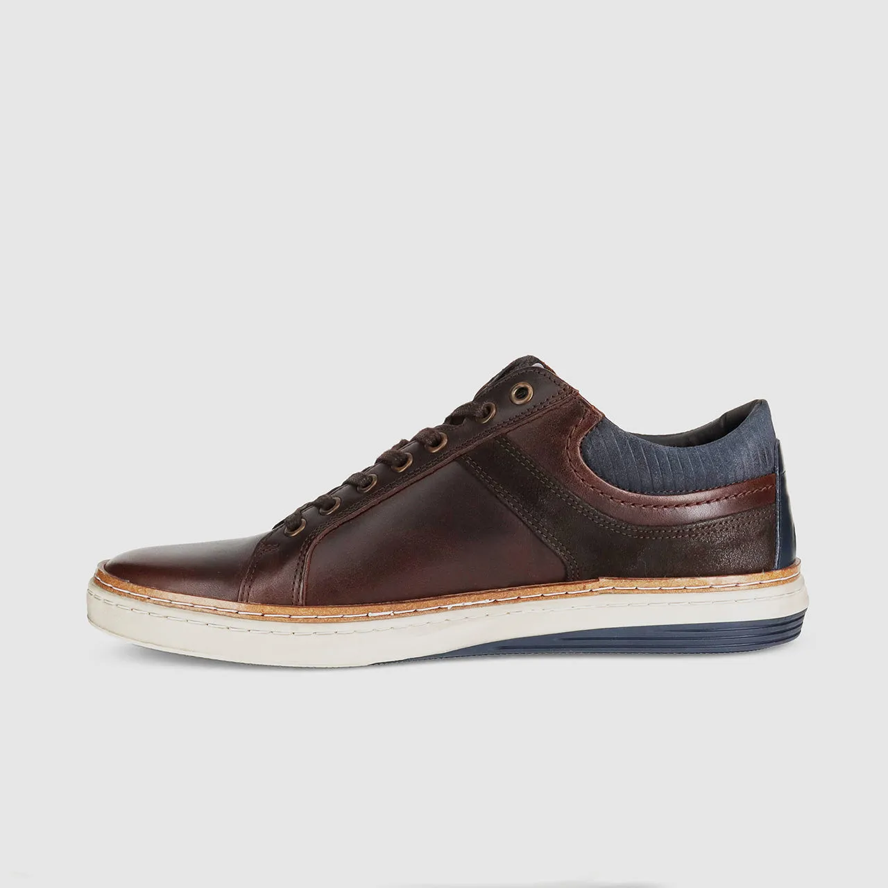 Whistle Casual Shoes Dark Brown Ergonomic Frame High Top Style