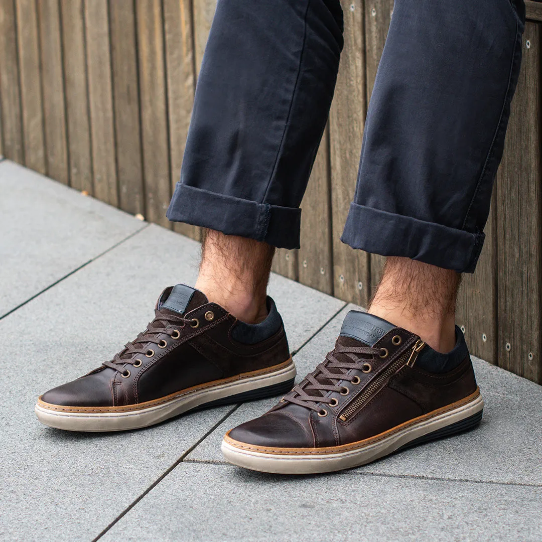 Whistle Casual Shoes Dark Brown Air Soft Jogging Gear