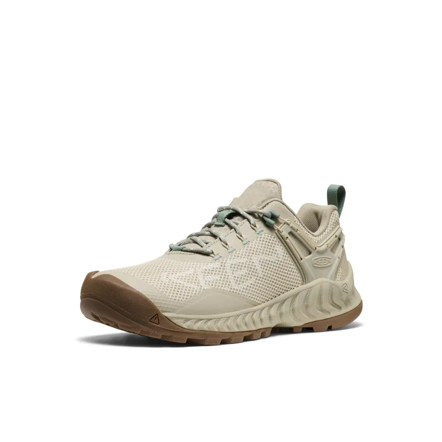 Women's NXIS EVO Waterproof Shoe  |  Abbey Stone/Iceberg Green AI Path Island Step