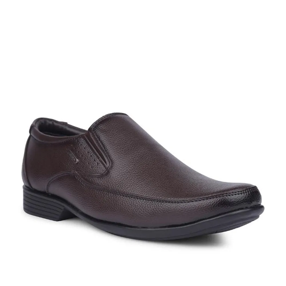 Fortune By Liberty Mens HIL-8 Brown Formal Non Lacing Shoes Mid Cut Dressy look