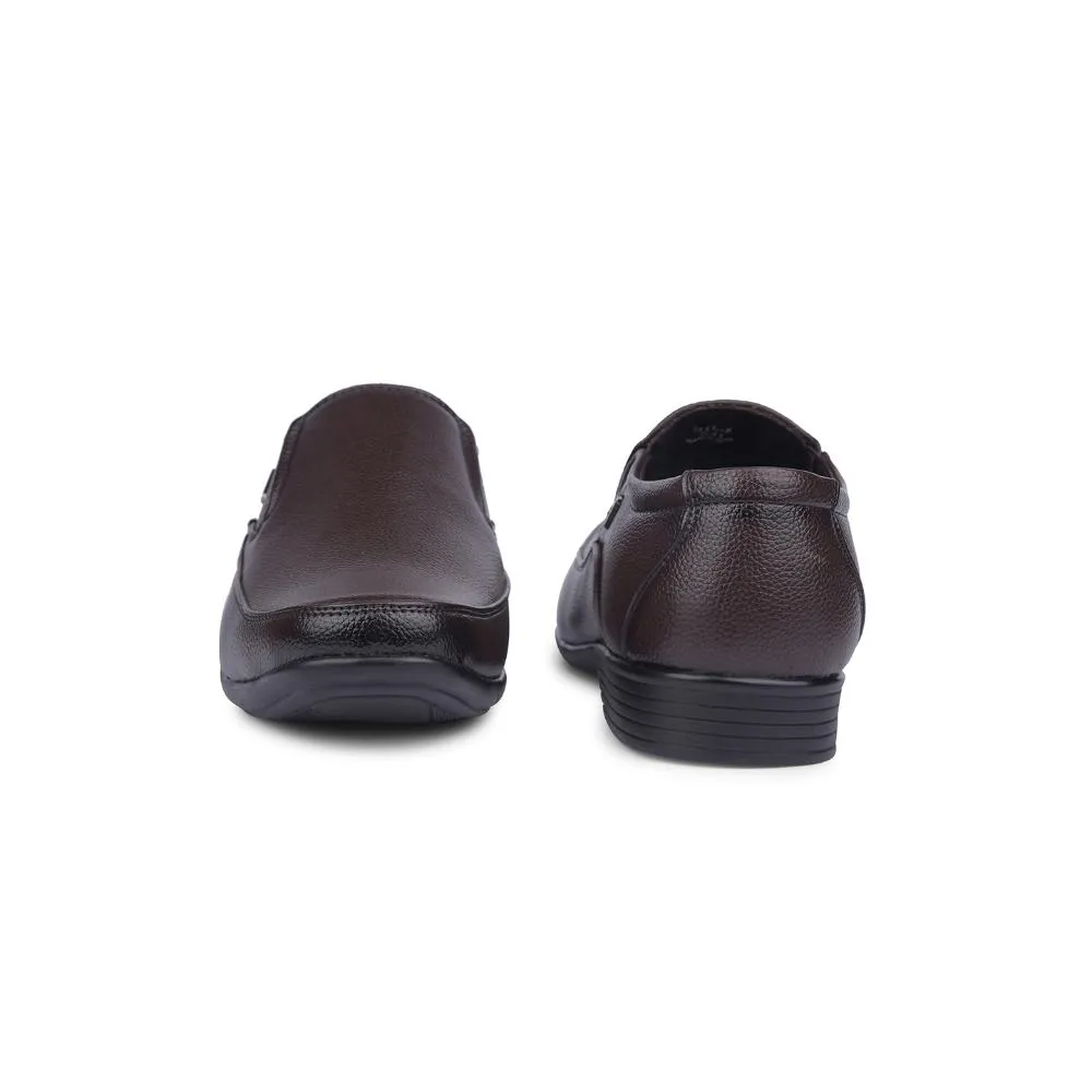 Evening Shade Slip On Fortune By Liberty Mens HIL-8 Brown Formal Non Lacing Shoes