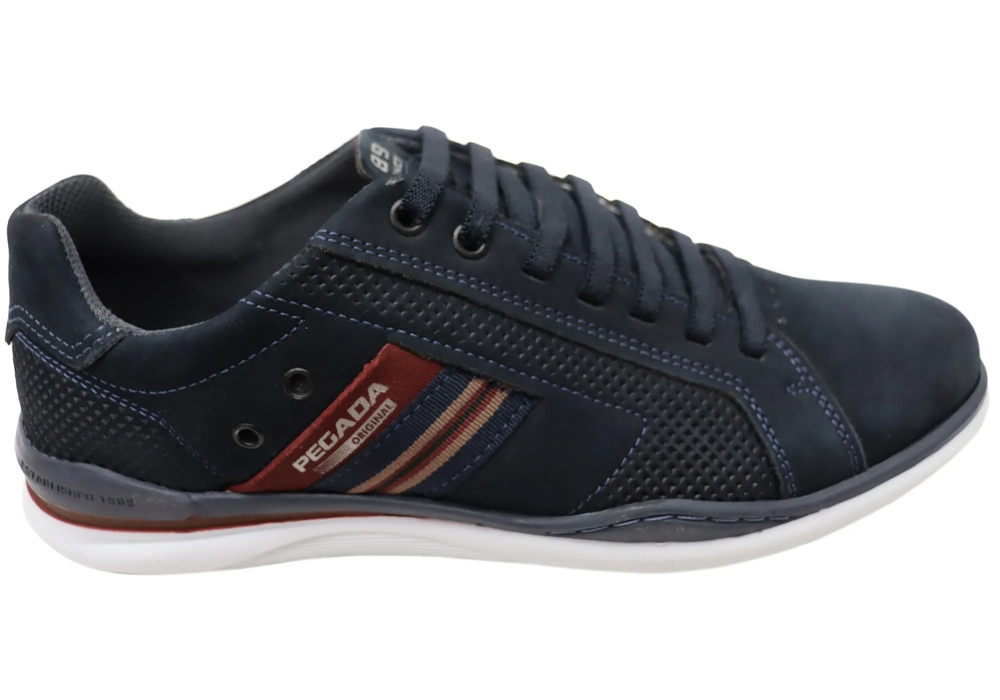 Flex support Soft Hike Pegada Transit Mens Leather Slip On Casual Shoes Made In Brazil