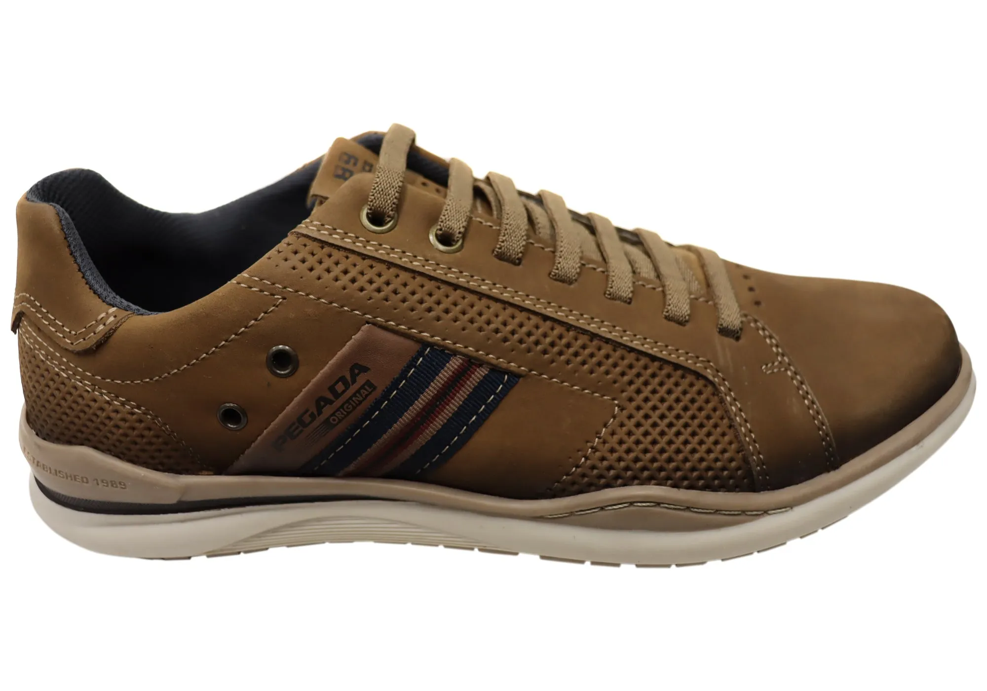 soft feel Urban Utility Pegada Transit Mens Leather Slip On Casual Shoes Made In Brazil