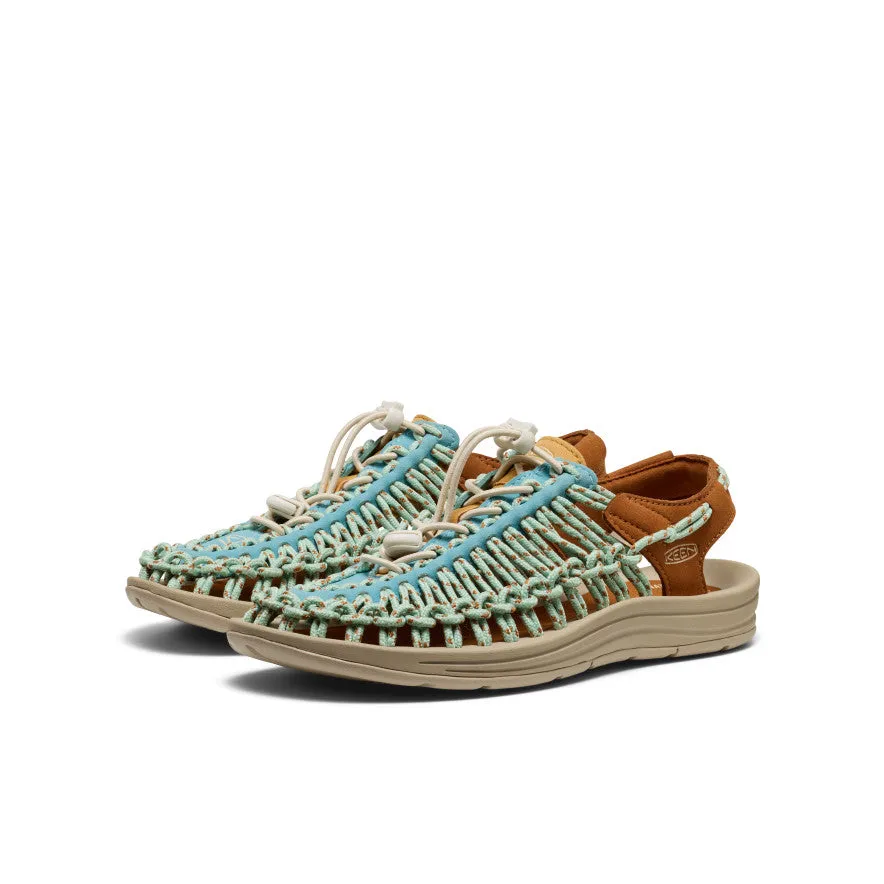Women's UNEEK Sneaker  |  Milky Blue/Roasted Pecan Trendy Style Easy Step Fit Sandals