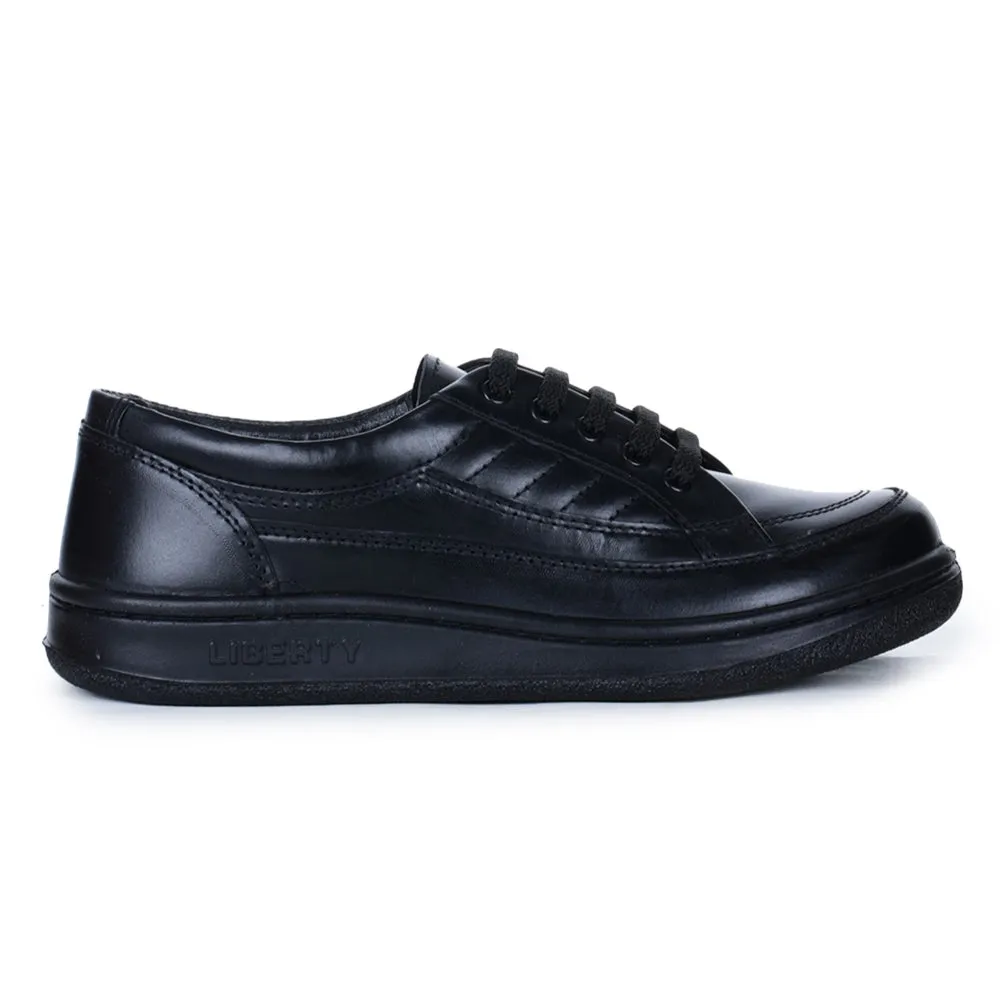 Warrior Black Formal Lacing Shoes For Men 2078-01 By Liberty Gala Night