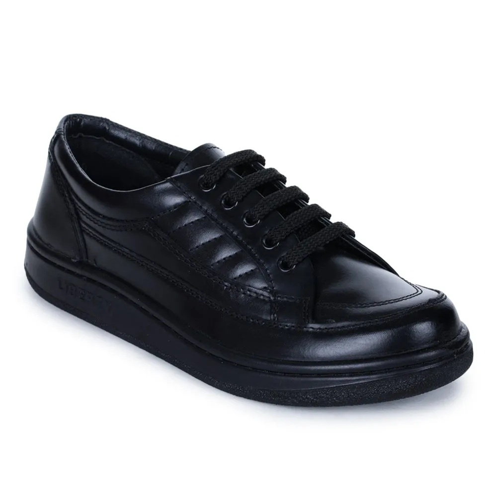 Dance Fit Warrior Black Formal Lacing Shoes For Men 2078-01 By Liberty