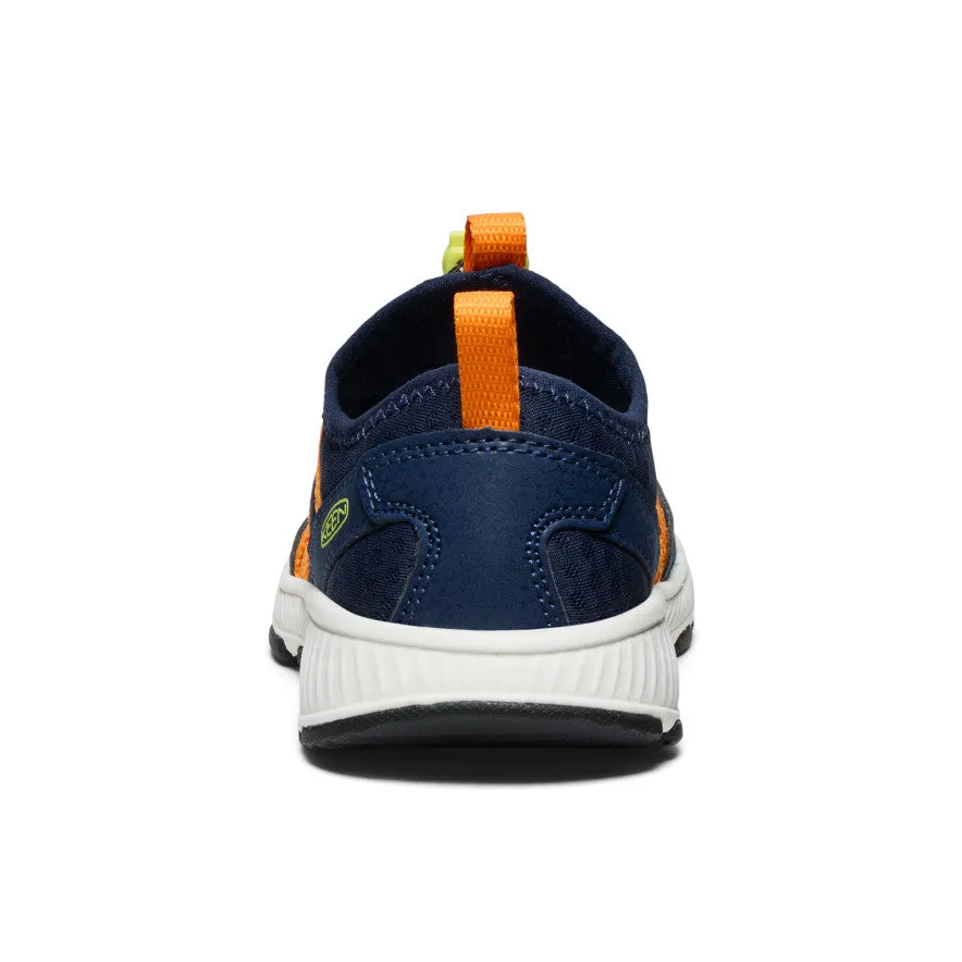 Basketball - inspired kids' shoes Easy To Clean Little Kids' Motozoa Sneaker  |  Naval Academy/Bright Marigold