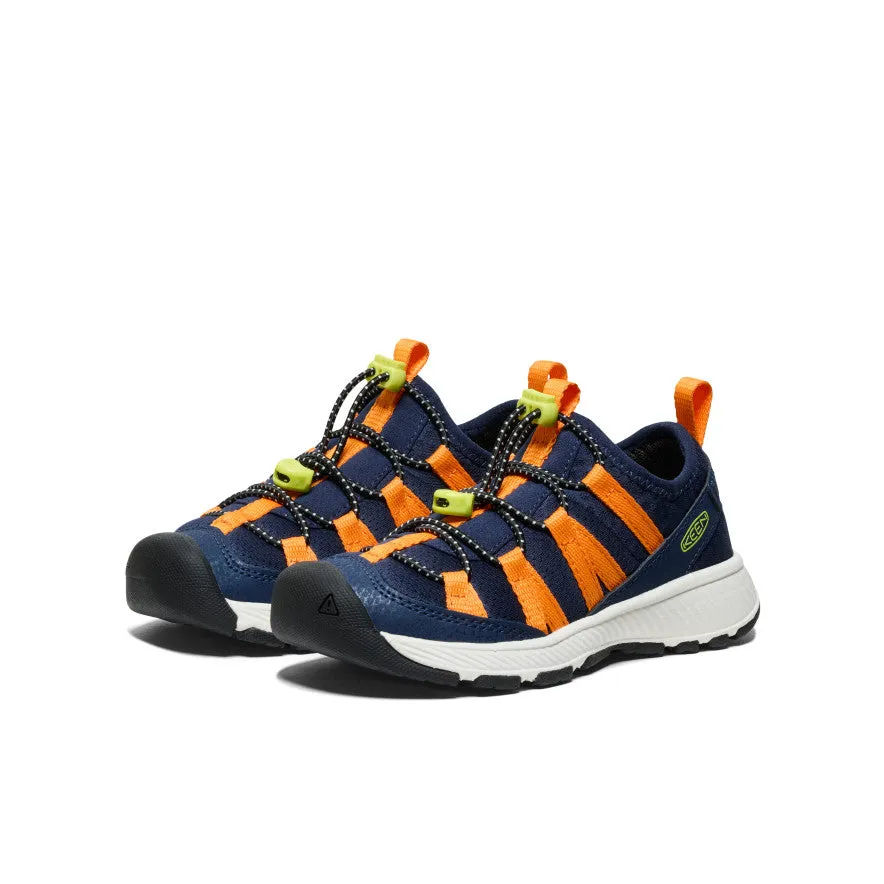 Comfort Cushion Camouflage kids' gear Little Kids' Motozoa Sneaker  |  Naval Academy/Bright Marigold