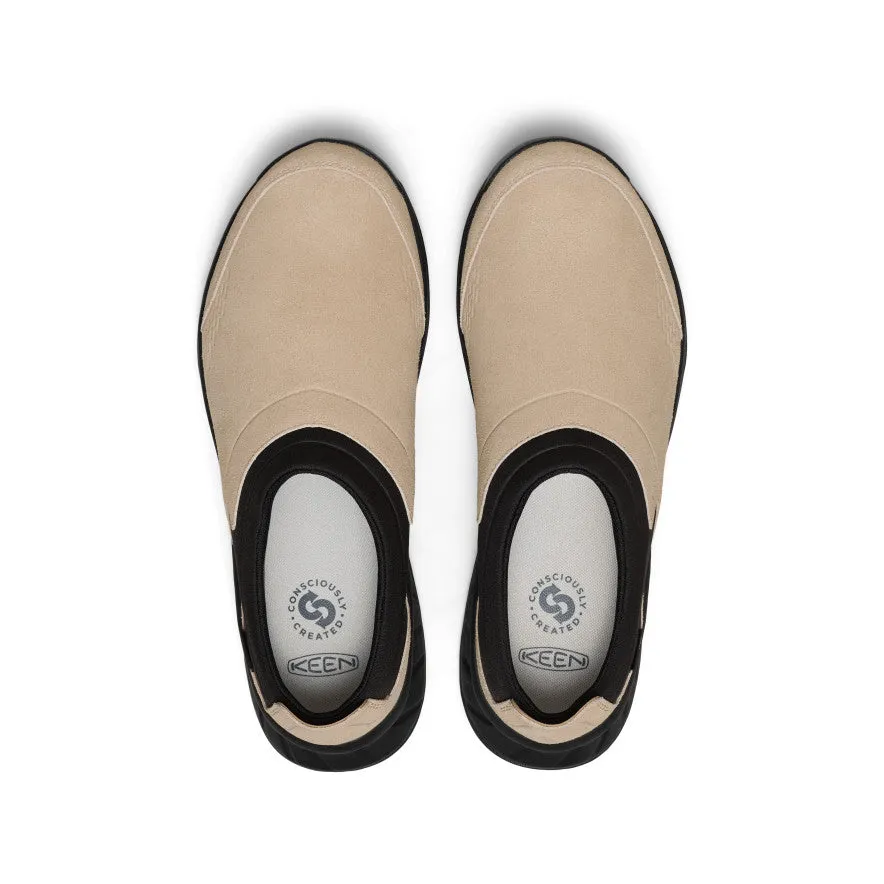 Men's TTS Moc Waterproof Sneaker  |  Safari/Black Outdoor Day Pressure Distribution Nodes