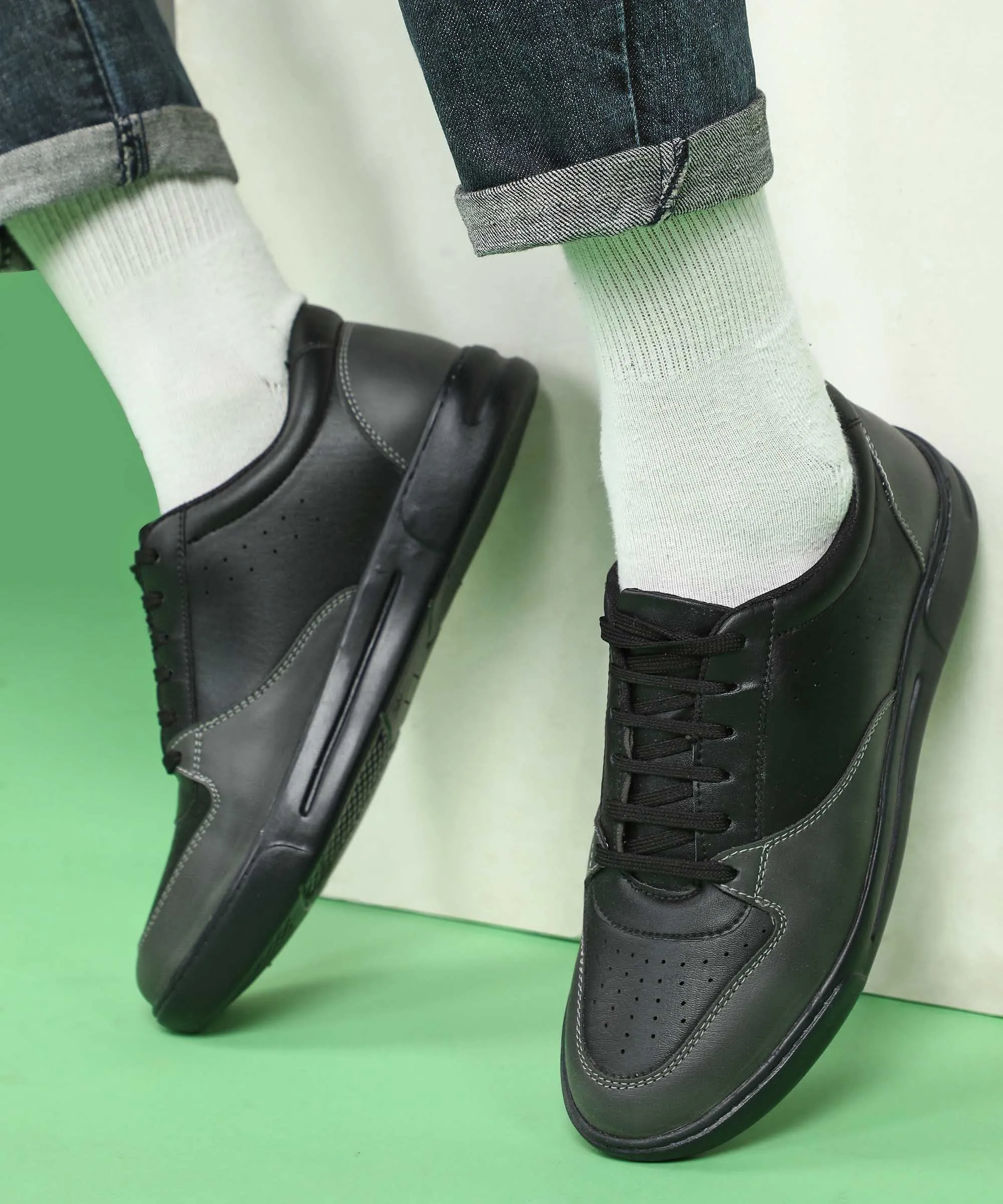 Moist Guard Skate Cool Paragon K1011G Men Casual Shoes | Stylish Walking Outdoor Shoes | Daily & Occasion Wear | Smart & Trendy | Comfortable Cushioned Soles