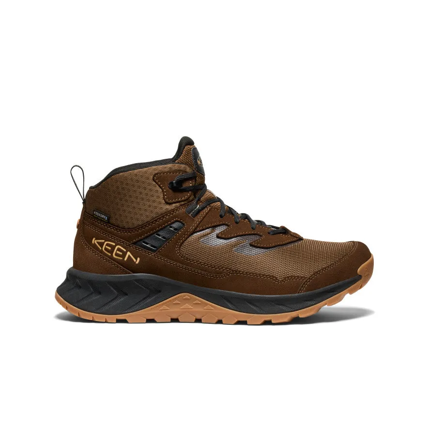 Men's Hightrail Waterproof Hiking Boot  |  Dark Earth/Oak Buff Breathable Material