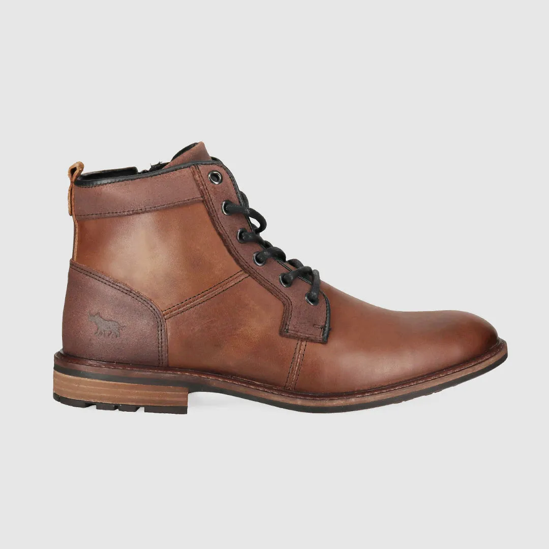 Tyler Lace Up Boots Brown Nude Soft Comfort Lining Cold Weather Commuter