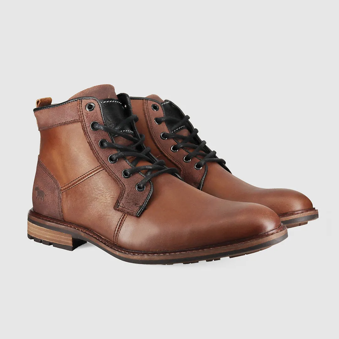 Thermal Core Cold Weather Commuter Tyler Lace Up Boots Brown