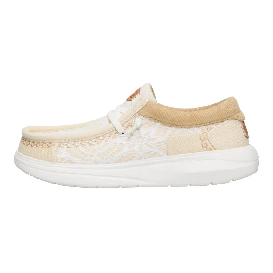 Adjustable Straps Wendy Comf Patchwork - Ivory/Tan