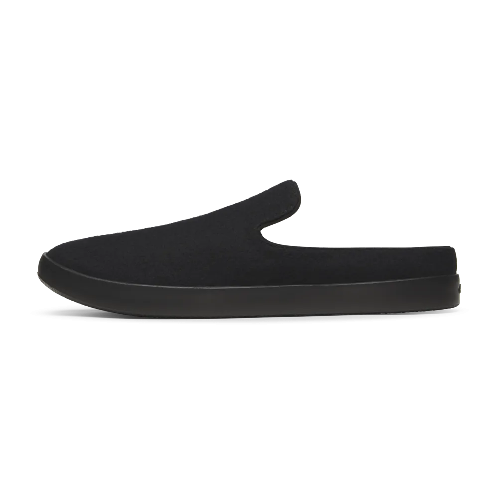 Women's Wool Lounger Mule - Natural Black (Natural Black Sole) Performance Fit Resilient