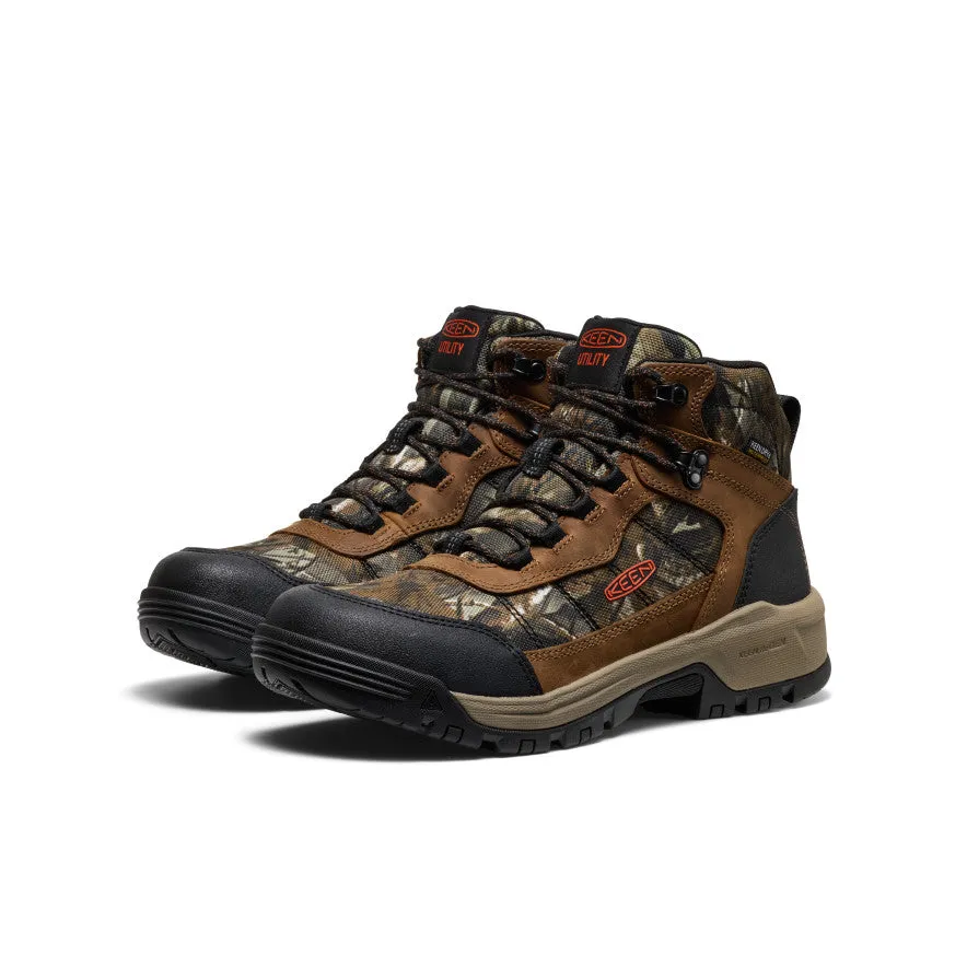 Men's Skokie Waterproof Work Boot (Soft Toe)  |  Camo/Black Commute Light