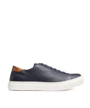 Sneakers MURPHY Grain Marine American style Leather Soft